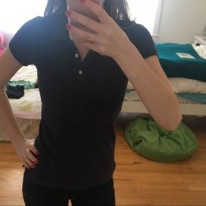 Navy Blue American Eagle Polo